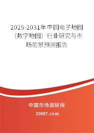 2025-2031年中国电子地图（数字地图）行业研究与市场前景预测报告