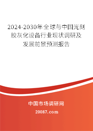 2024-2030年全球与中国光刻胶灰化设备行业现状调研及发展前景预测报告 2024-2030年全球与中国光刻胶灰化设备行业现状调研及发展前景预测报告