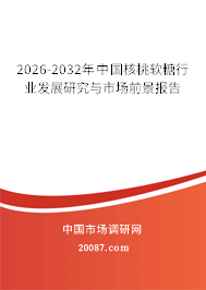 2026-2032年中国核桃软糖行业发展研究与市场前景报告