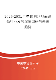 2025-2031年中国机场地面设备行业发展深度调研与未来趋势