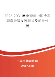2025-2031年全球与中国冷冻球囊导管发展现状及前景分析 2025-2031年全球与中国冷冻球囊导管发展现状及前景分析