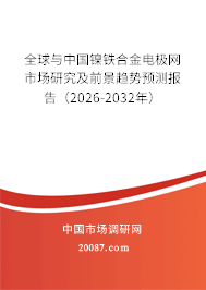 全球与中国镍铁合金电极网市场研究及前景趋势预测报告（2026-2032年）