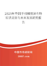2025年中国手机触摸屏市场现状调查与未来发展趋势报告