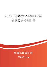 2023中国煤气化市场研究与发展前景分析报告 2023中国煤气化市场研究与发展前景分析报告