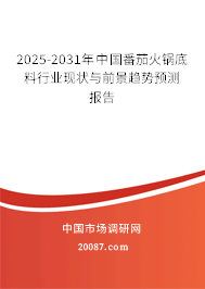 2025-2031年中国番茄火锅底料行业现状与前景趋势预测报告