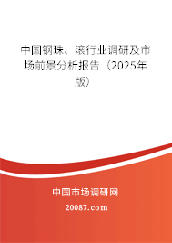 中国钢珠、滚行业调研及市场前景分析报告（2025年版）