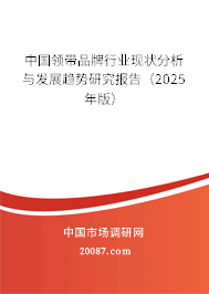 中国领带品牌行业现状分析与发展趋势研究报告（2025年版）