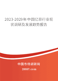 2023-2029年中国亿菲行业现状调研及发展趋势报告 2023-2029年中国亿菲行业现状调研及发展趋势报告