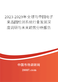 2023-2029年全球与中国电子束晶圆检测系统行业发展深度调研与未来趋势分析报告 2023-2029年全球与中国电子束晶圆检测系统行业发展深度调研与未来趋势分析报告