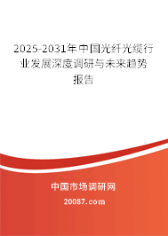 2025-2031年中国光纤光缆行业发展深度调研与未来趋势报告
