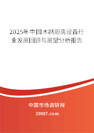 2025年中国木制厨房设备行业发展回顾与展望分析报告 2025年中国木制厨房设备行业发展回顾与展望分析报告