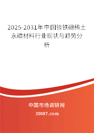 2025-2031年中国钕铁硼稀土永磁材料行业现状与趋势分析 2025-2031年中国钕铁硼稀土永磁材料行业现状与趋势分析