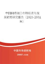 中国网络端口市场现状与发展趋势研究报告（2025-2031年）
