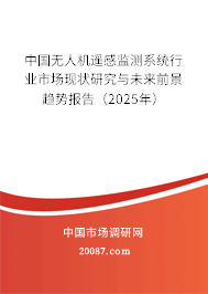 中国无人机遥感监测系统行业市场现状研究与未来前景趋势报告（2025年）