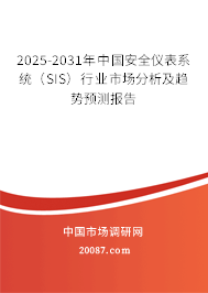 2025-2031年中国安全仪表系统（SIS）行业市场分析及趋势预测报告