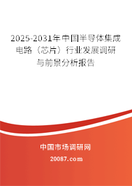 2025-2031年中国半导体集成电路（芯片）行业发展调研与前景分析报告