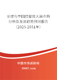 全球与中国拉曼放大器市场分析及发展趋势预测报告（2025-2031年）