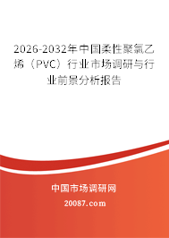 2026-2032年中国柔性聚氯乙烯（PVC）行业市场调研与行业前景分析报告