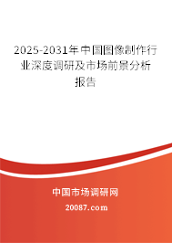 2025-2031年中国图像制作行业深度调研及市场前景分析报告
