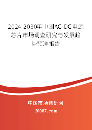 2024-2030年中国AC-DC电源芯片市场调查研究与发展趋势预测报告