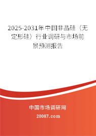 2025-2031年中国非晶硅（无定形硅）行业调研与市场前景预测报告