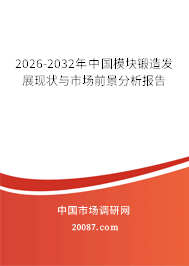 2026-2032年中国模块锻造发展现状与市场前景分析报告