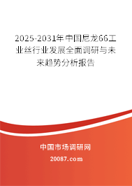 2025-2031年中国尼龙66工业丝行业发展全面调研与未来趋势分析报告