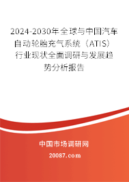 2024-2030年全球与中国汽车自动轮胎充气系统(ATIS)行业现状全面调研与发展趋势分析报告 2024-2030年全球与中国汽车自动轮胎充气系统(ATIS)行业现状全面调研与发展趋势分析报告