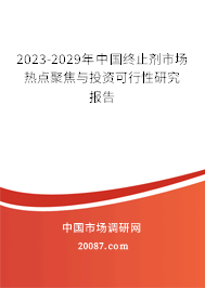 2023-2029年中国终止剂市场热点聚焦与投资可行性研究报告