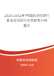 2026-2032年中国氮化硅球行业发展调研与前景趋势分析报告
