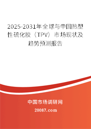 2025-2031年全球与中国热塑性硫化胶（TPV）市场现状及趋势预测报告
