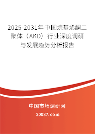 2025-2031年中国烷基烯酮二聚体（AKD）行业深度调研与发展趋势分析报告