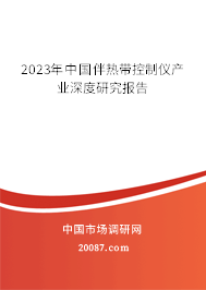 2023年中国伴热带控制仪产业深度研究报告 2023年中国伴热带控制仪产业深度研究报告