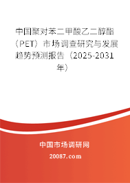 中国聚对苯二甲酸乙二醇酯（PET）市场调查研究与发展趋势预测报告（2025-2031年）