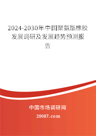 2024-2030年中国聚氨酯橡胶发展调研及发展趋势预测报告