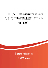 中国3,5-二甲基哌啶发展现状分析与市场前景报告（2025-2031年）