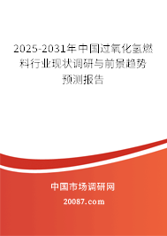 2025-2031年中国过氧化氢燃料行业现状调研与前景趋势预测报告