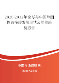 2026-2032年全球与中国热固性直接纱发展现状及前景趋势报告
