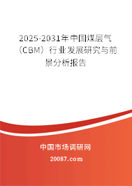 2025-2031年中国煤层气 （CBM）行业发展研究与前景分析报告