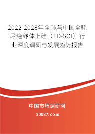 2022-2028年全球与中国全耗尽绝缘体上硅（FD-SOI）行业深度调研与发展趋势报告