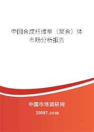 中国合成纤维单(聚合)体市场分析报告 中国合成纤维单(聚合)体市场分析报告