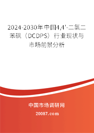 2024-2030年中国4,4'-二氯二苯砜(DCDPS)行业现状与市场前景分析 2024-2030年中国4,4'-二氯二苯砜(DCDPS)行业现状与市场前景分析