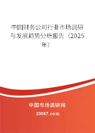 中国财务公司行业市场调研与发展趋势分析报告(2025年) 中国财务公司行业市场调研与发展趋势分析报告(2025年)