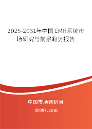 2025-2031年中国EMR系统市场研究与前景趋势报告 2025-2031年中国EMR系统市场研究与前景趋势报告