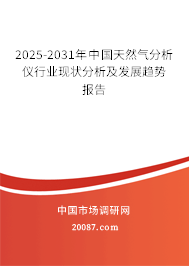 2025-2031年中国天然气分析仪行业现状分析及发展趋势报告