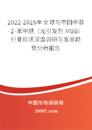 2022-2028年全球与中国甲基-2-苯甲酰（光引发剂 MBB）行业现状深度调研与发展趋势分析报告