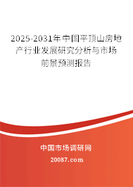 2025-2031年中国平顶山房地产行业发展研究分析与市场前景预测报告
