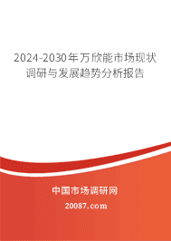 2023-2029年万欣能市场现状调研与发展趋势分析报告 2023-2029年万欣能市场现状调研与发展趋势分析报告