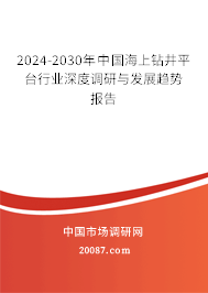 2024-2030年中国海上钻井平台行业深度调研与发展趋势报告