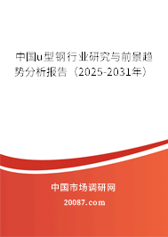 中国u型钢行业研究与前景趋势分析报告（2025-2031年）